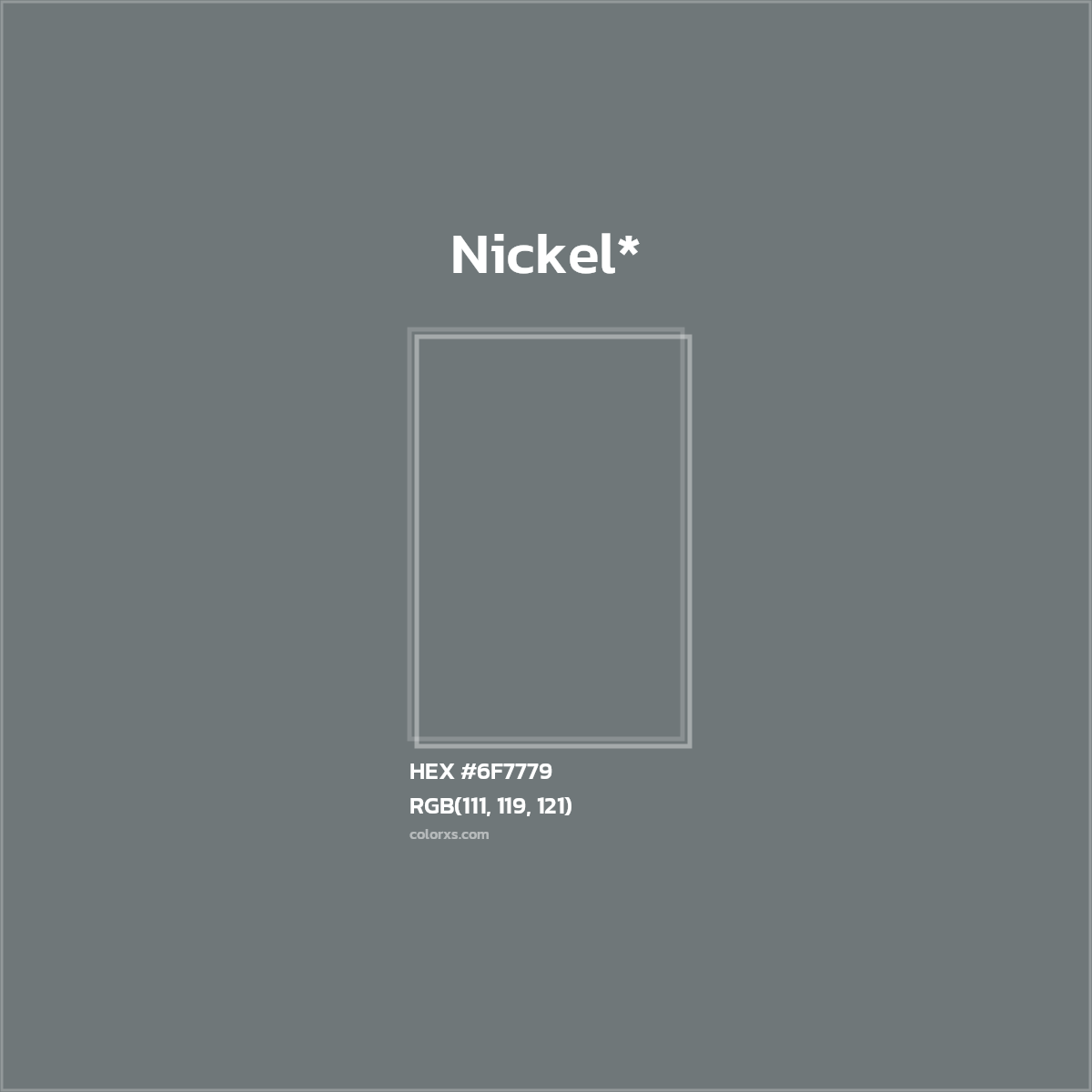 HEX #6F7779 Color Name, Color Code, Palettes, Similar Paints, Images