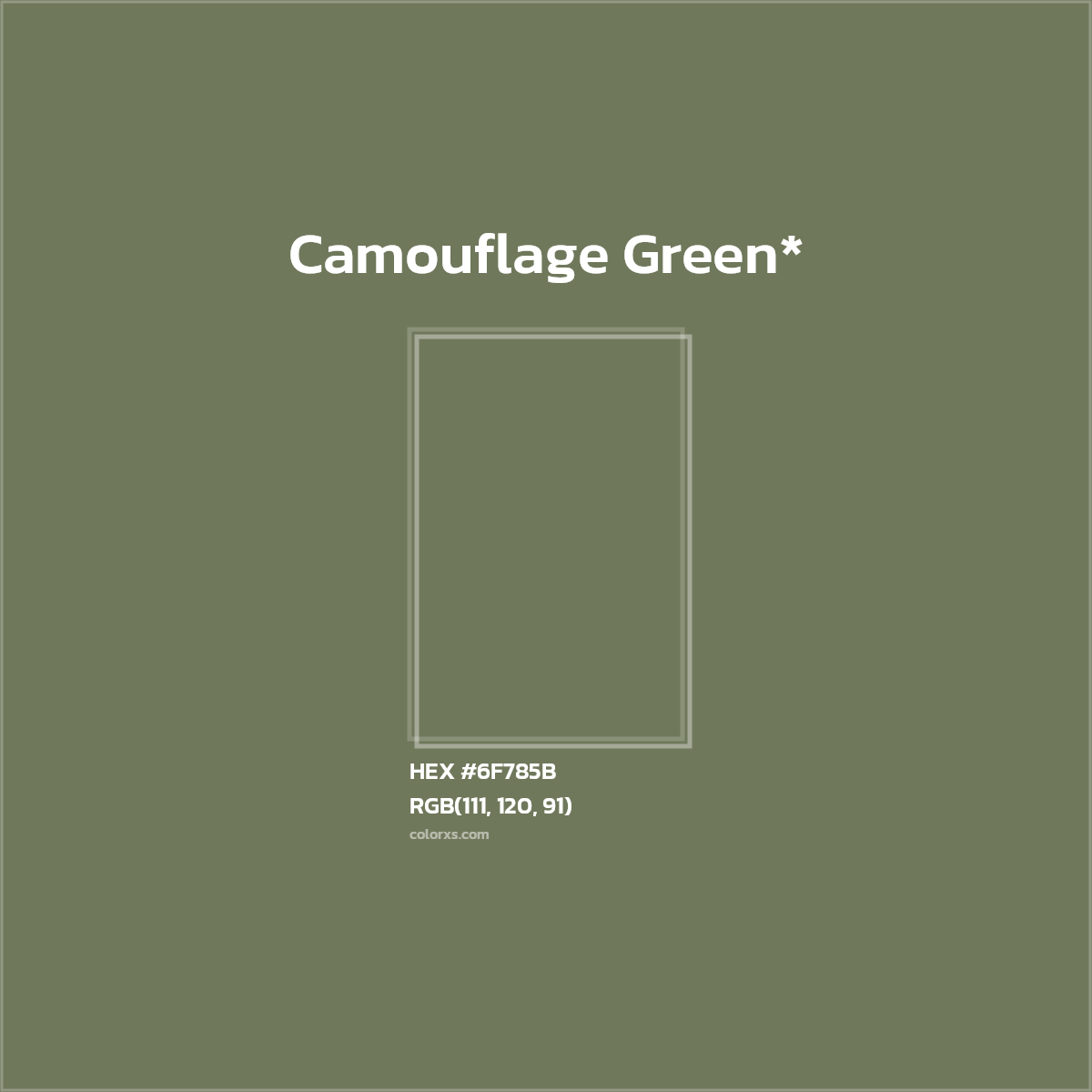 HEX #6F785B Color Name, Color Code, Palettes, Similar Paints, Images