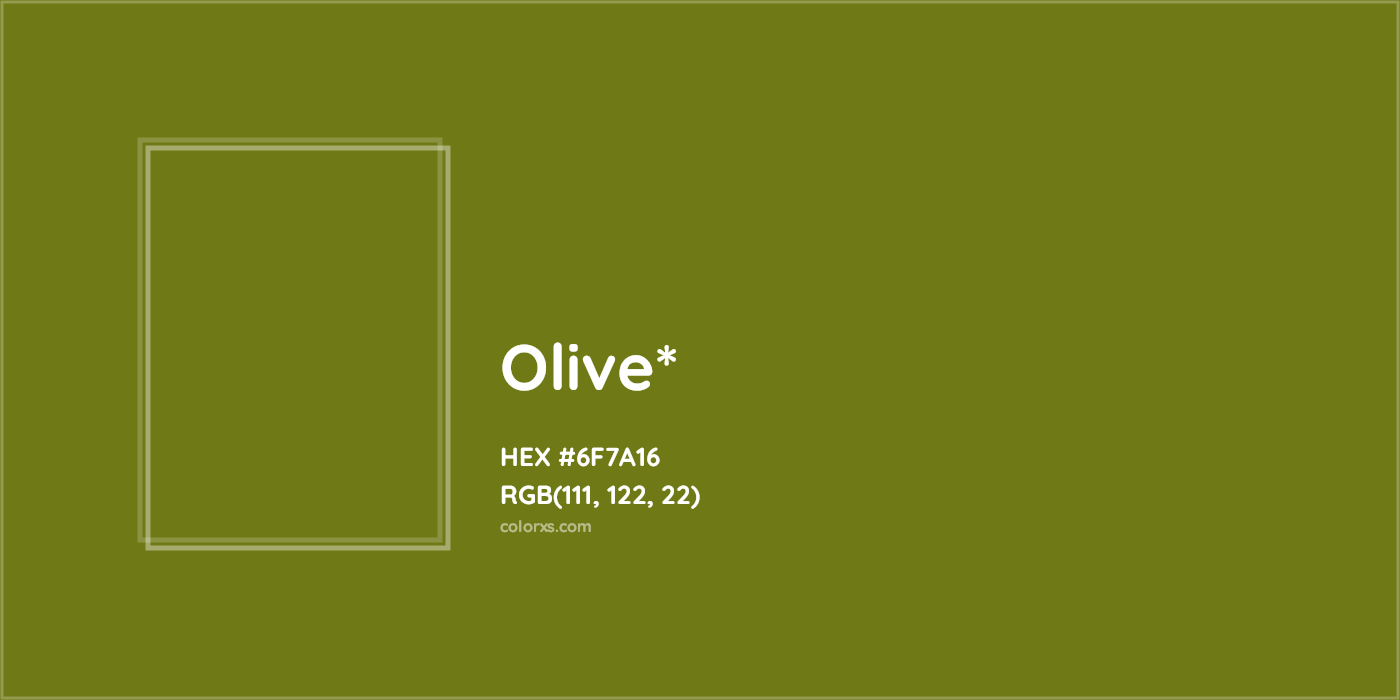 HEX #6F7A16 Color Name, Color Code, Palettes, Similar Paints, Images
