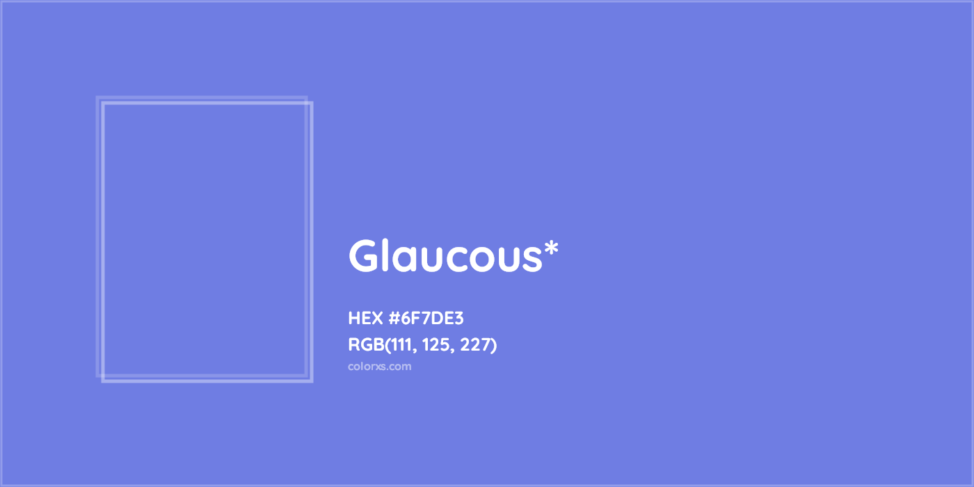 HEX #6F7DE3 Color Name, Color Code, Palettes, Similar Paints, Images