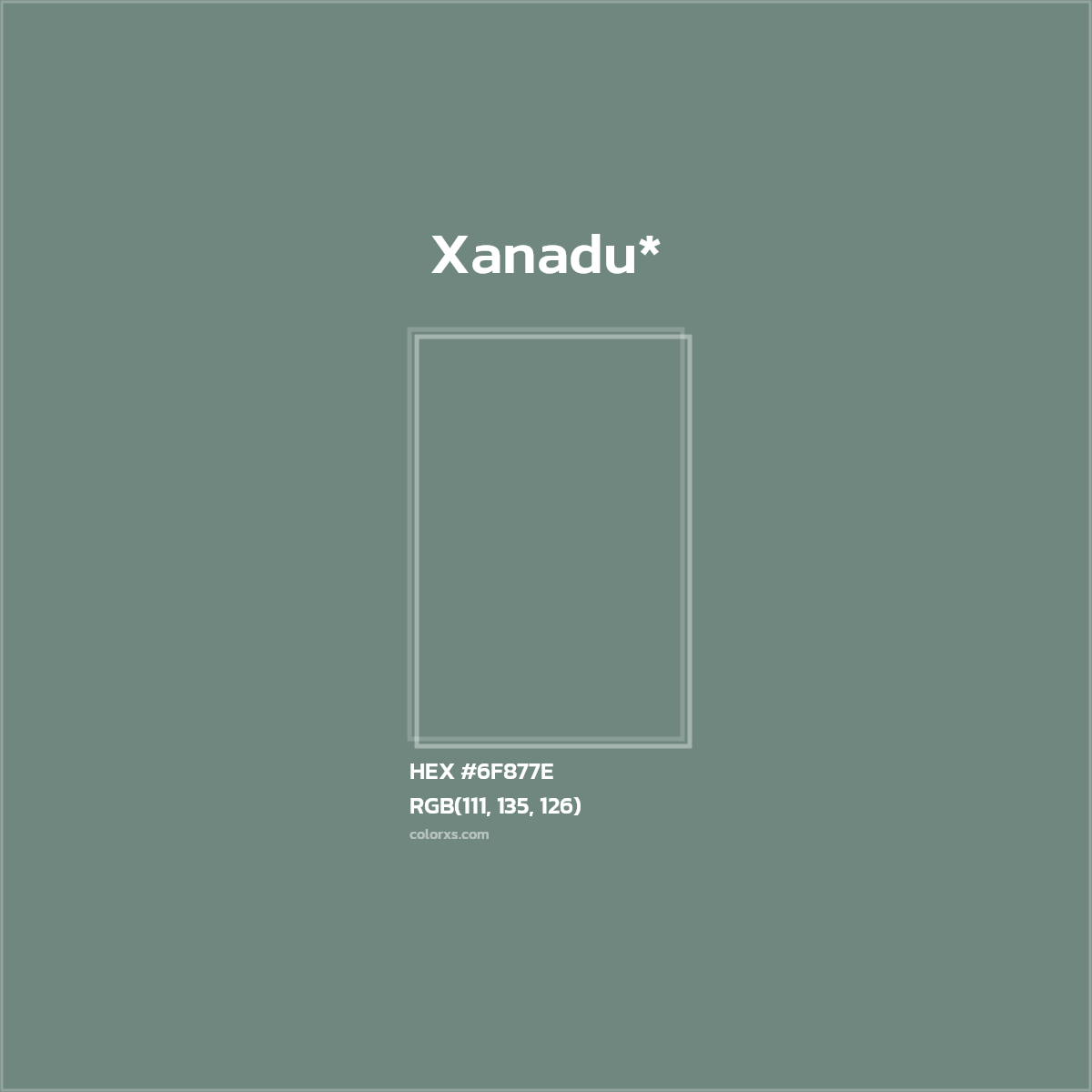 HEX #6F877E Color Name, Color Code, Palettes, Similar Paints, Images