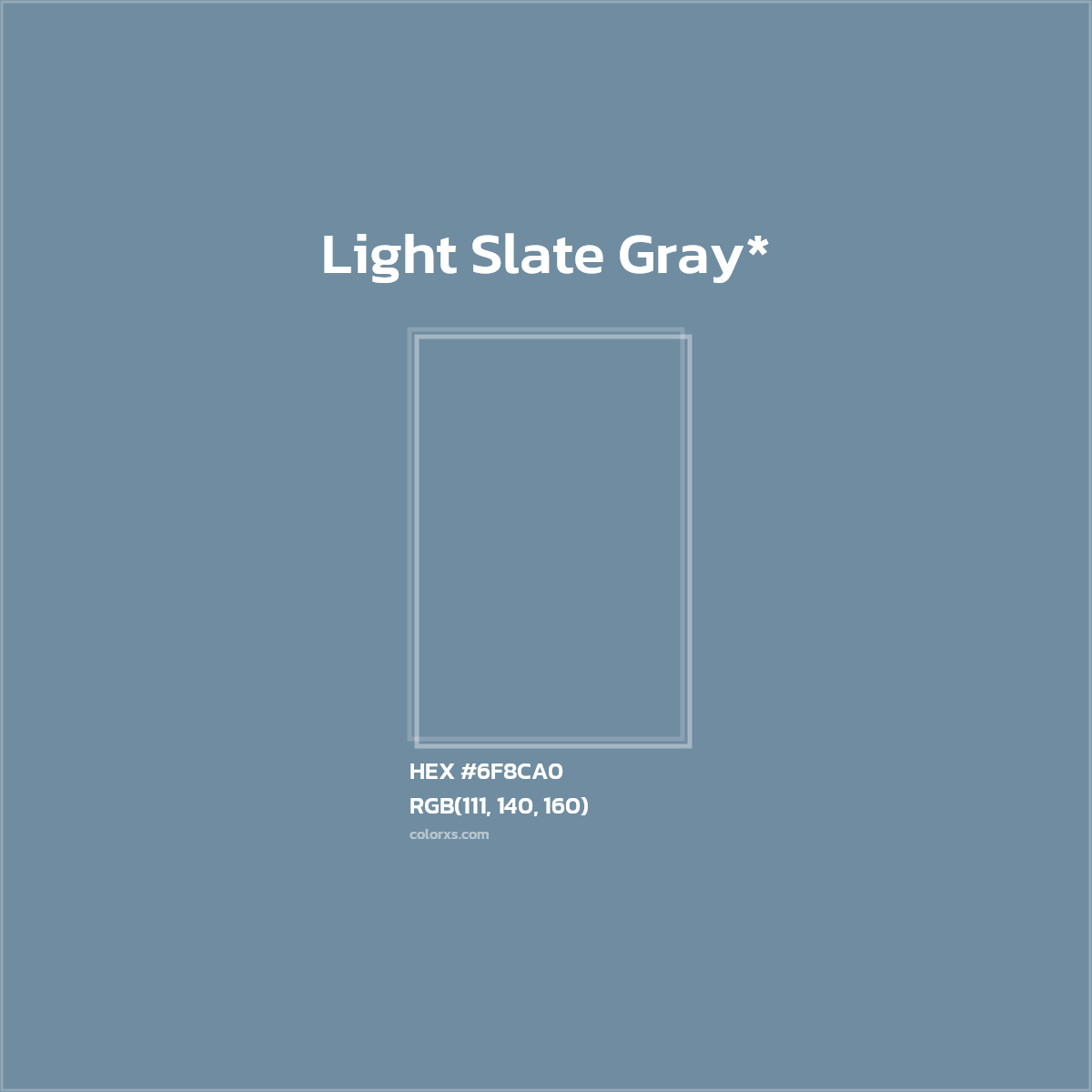 HEX #6F8CA0 Color Name, Color Code, Palettes, Similar Paints, Images