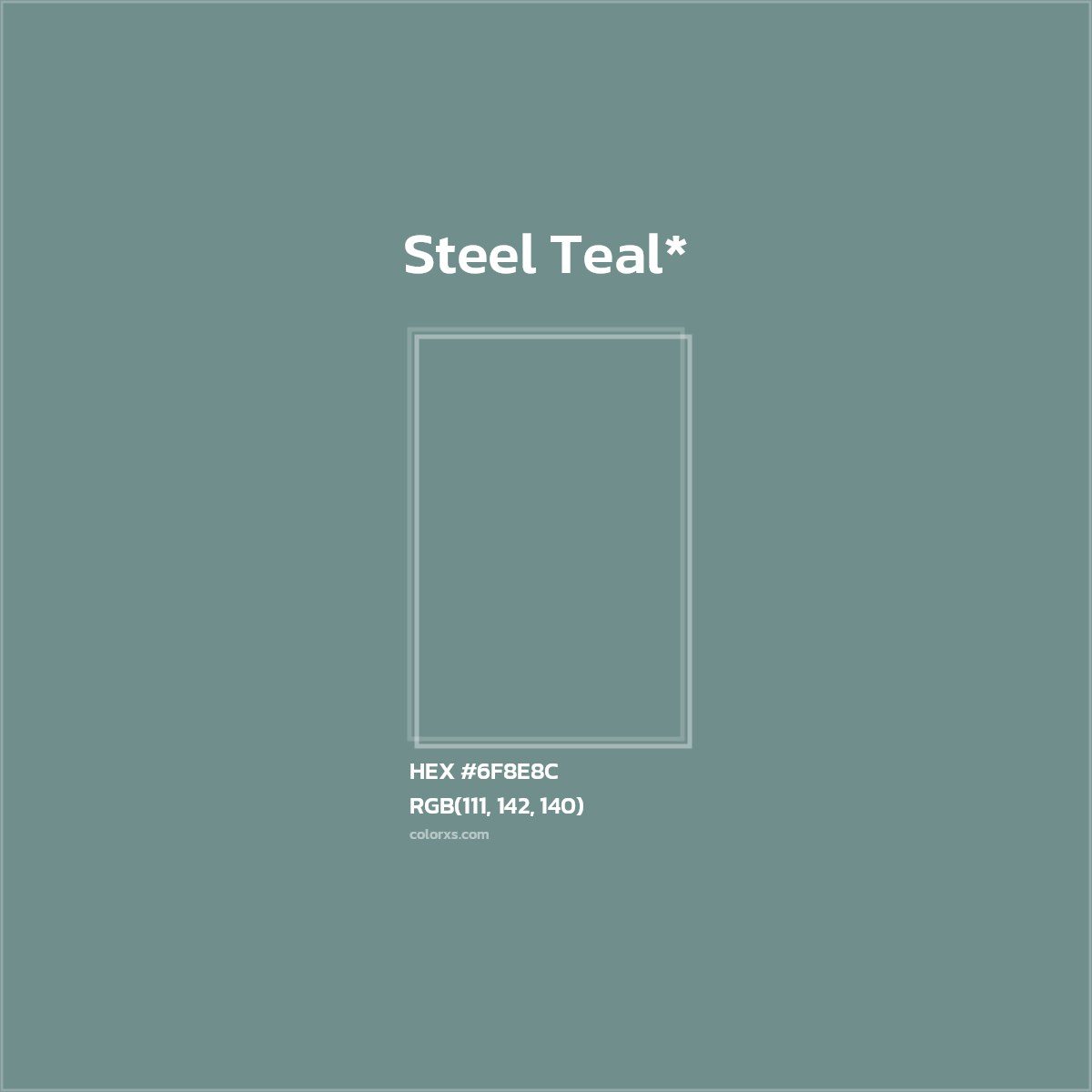 HEX #6F8E8C Color Name, Color Code, Palettes, Similar Paints, Images