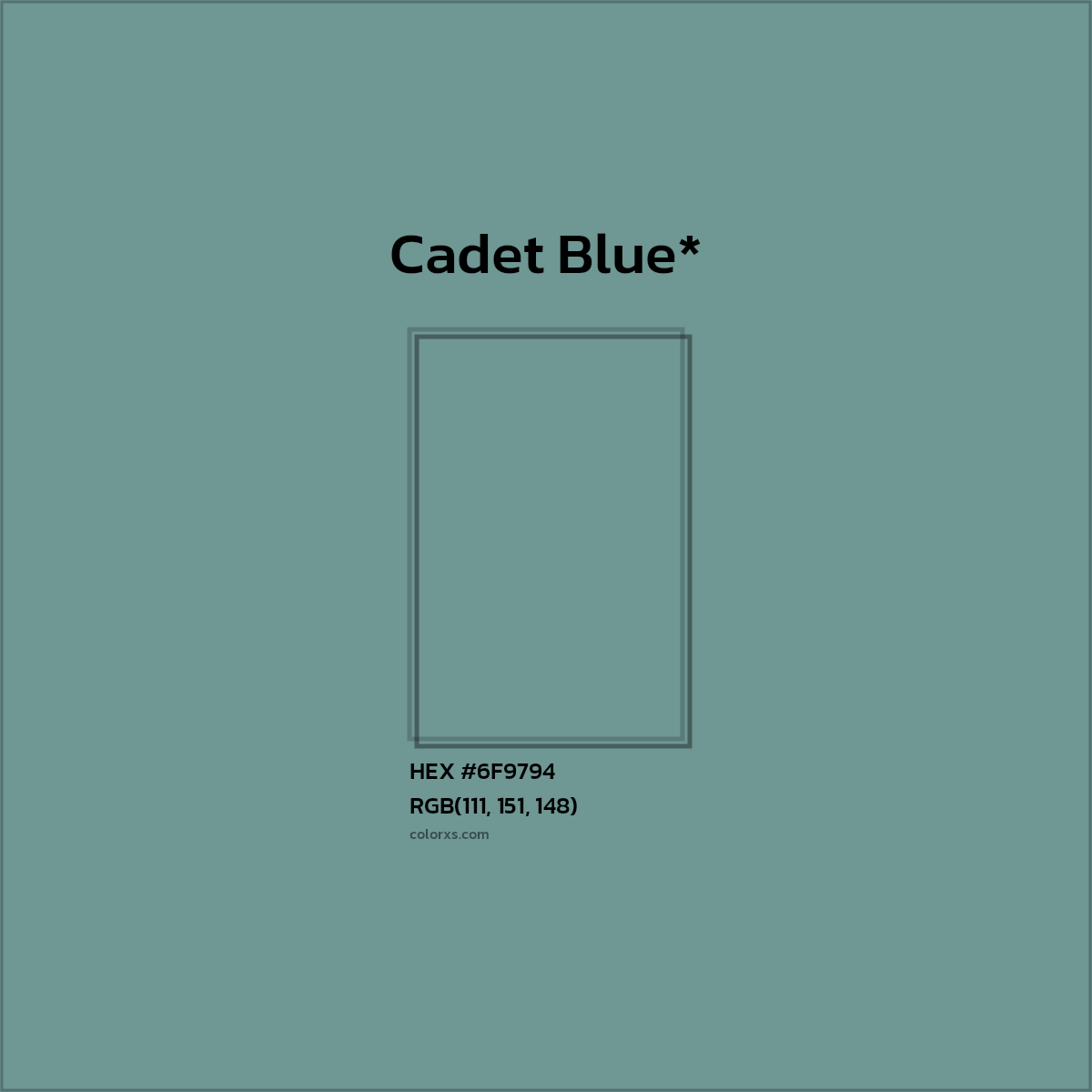 HEX #6F9794 Color Name, Color Code, Palettes, Similar Paints, Images