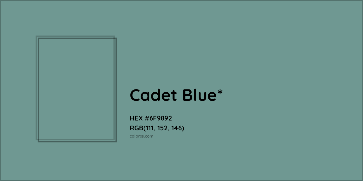 HEX #6F9892 Color Name, Color Code, Palettes, Similar Paints, Images