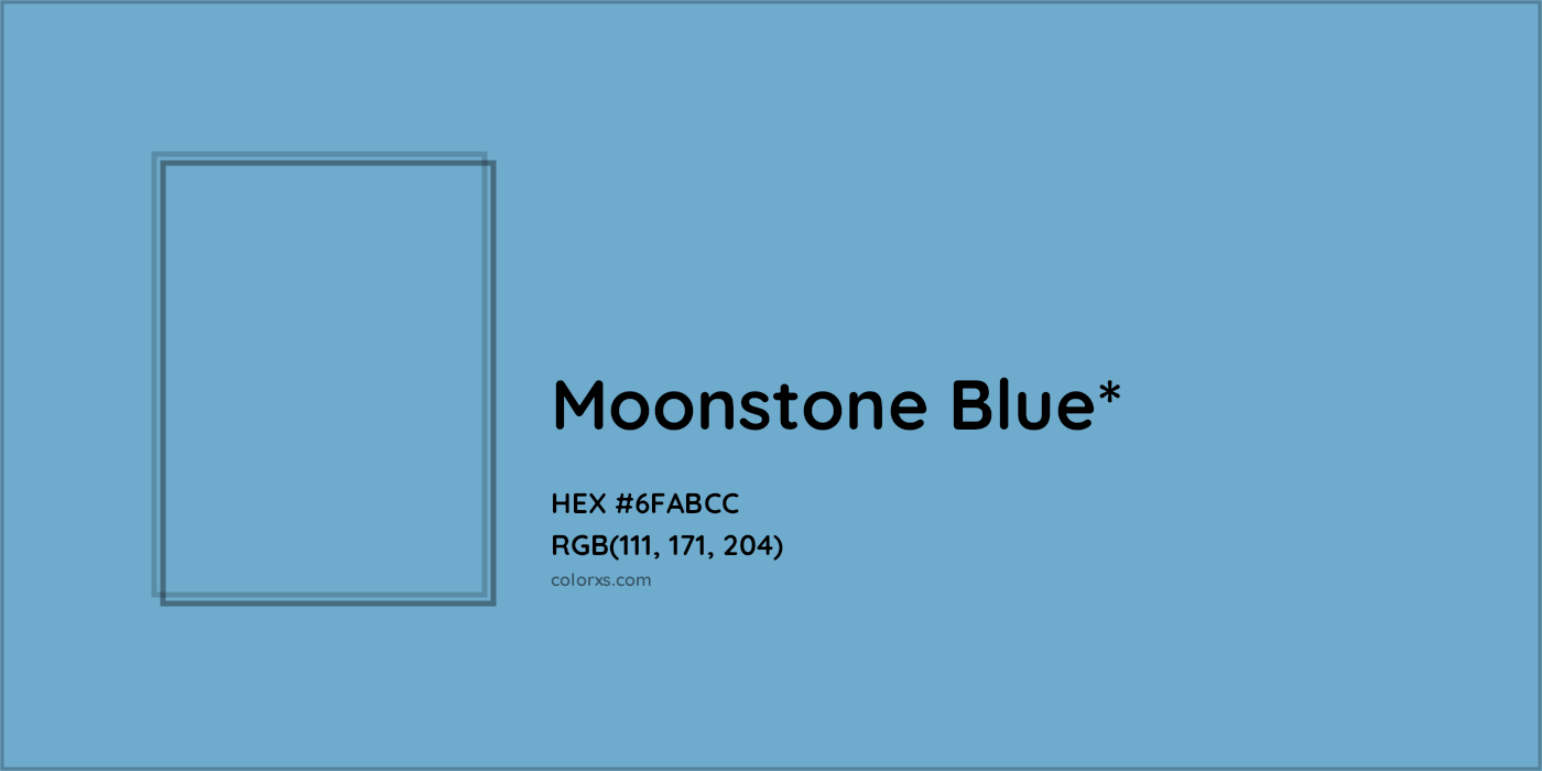 HEX #6FABCC Color Name, Color Code, Palettes, Similar Paints, Images