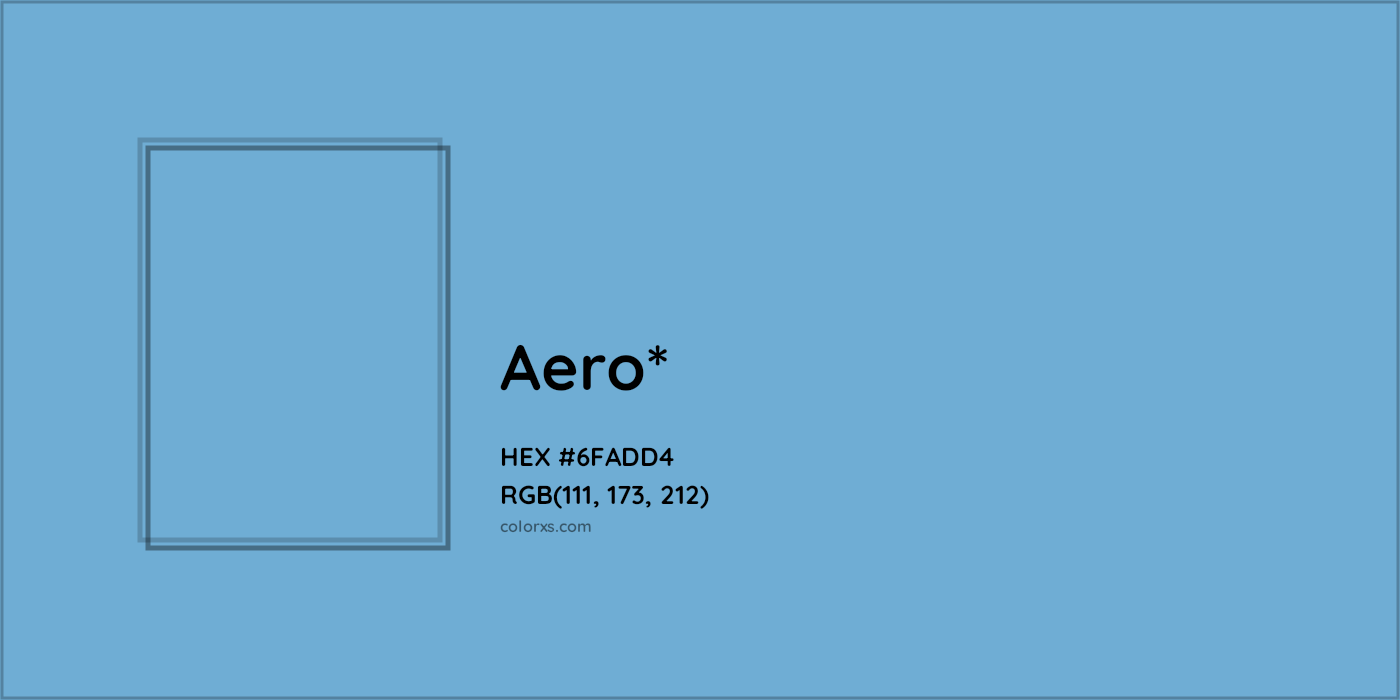 HEX #6FADD4 Color Name, Color Code, Palettes, Similar Paints, Images