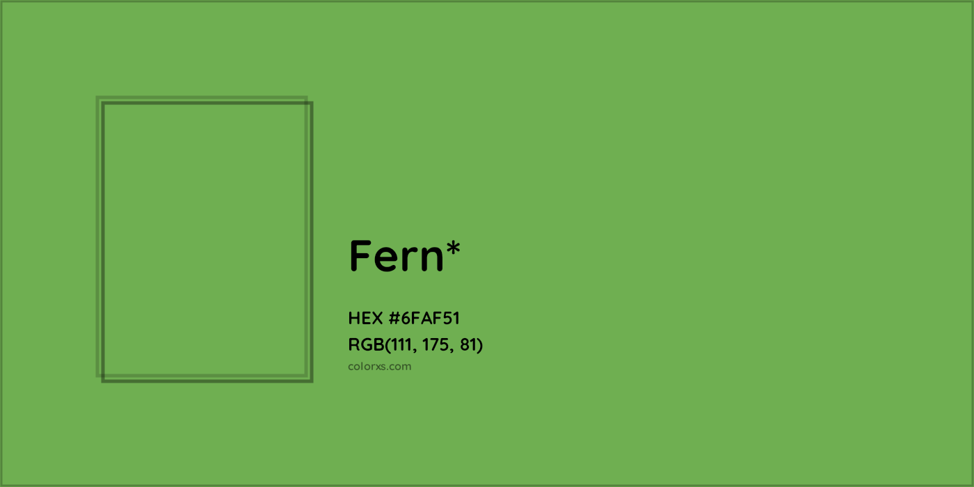 HEX #6FAF51 Color Name, Color Code, Palettes, Similar Paints, Images