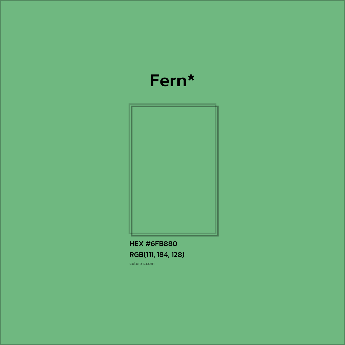 HEX #6FB880 Color Name, Color Code, Palettes, Similar Paints, Images