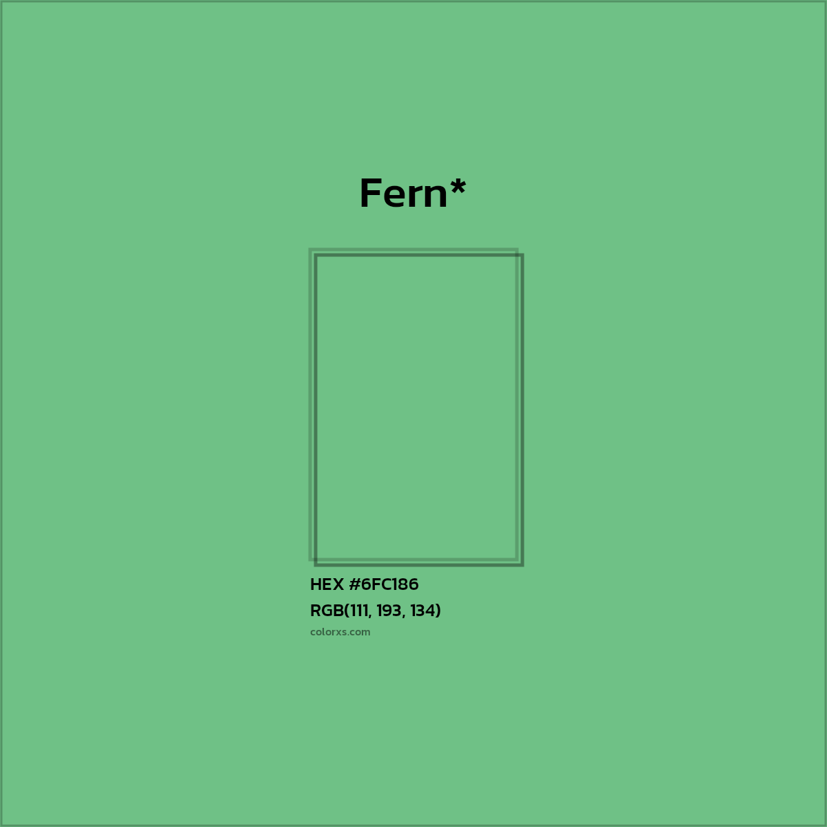 HEX #6FC186 Color Name, Color Code, Palettes, Similar Paints, Images