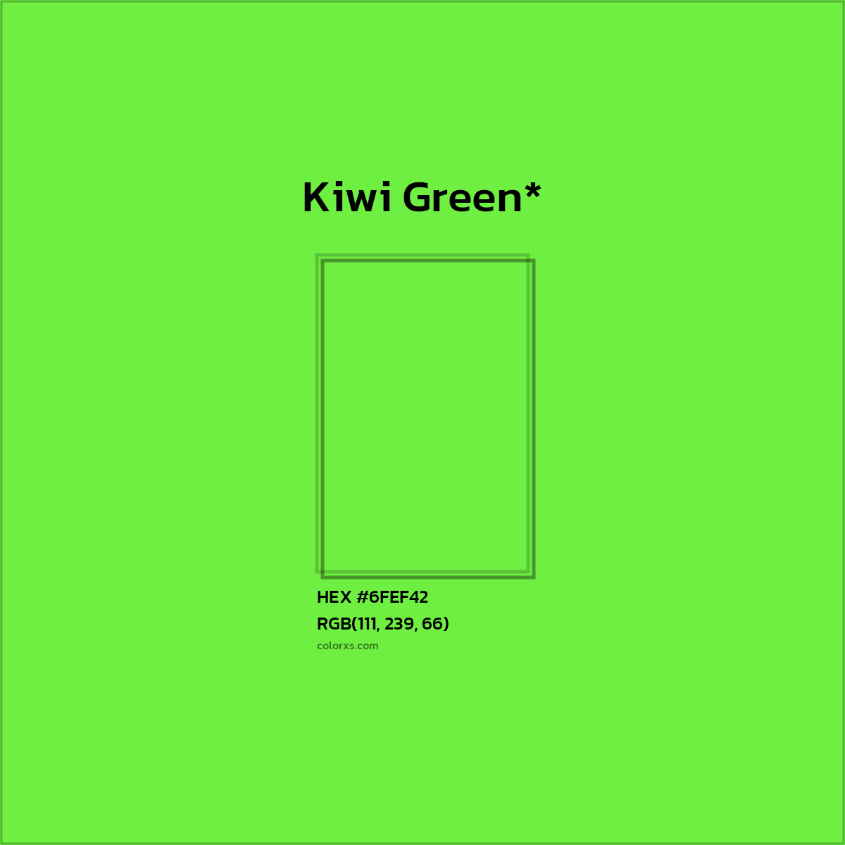 HEX #6FEF42 Color Name, Color Code, Palettes, Similar Paints, Images