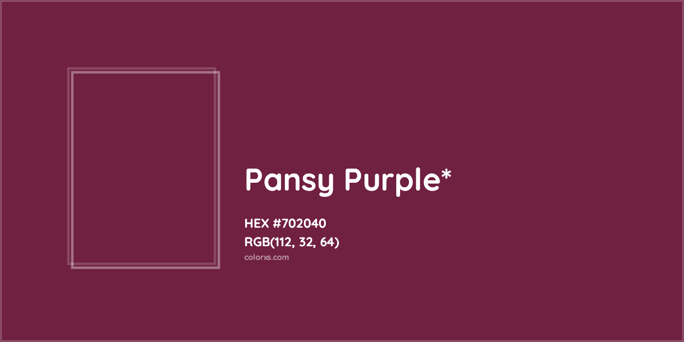 HEX #702040 Color Name, Color Code, Palettes, Similar Paints, Images