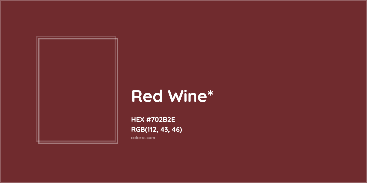 HEX #702B2E Color Name, Color Code, Palettes, Similar Paints, Images