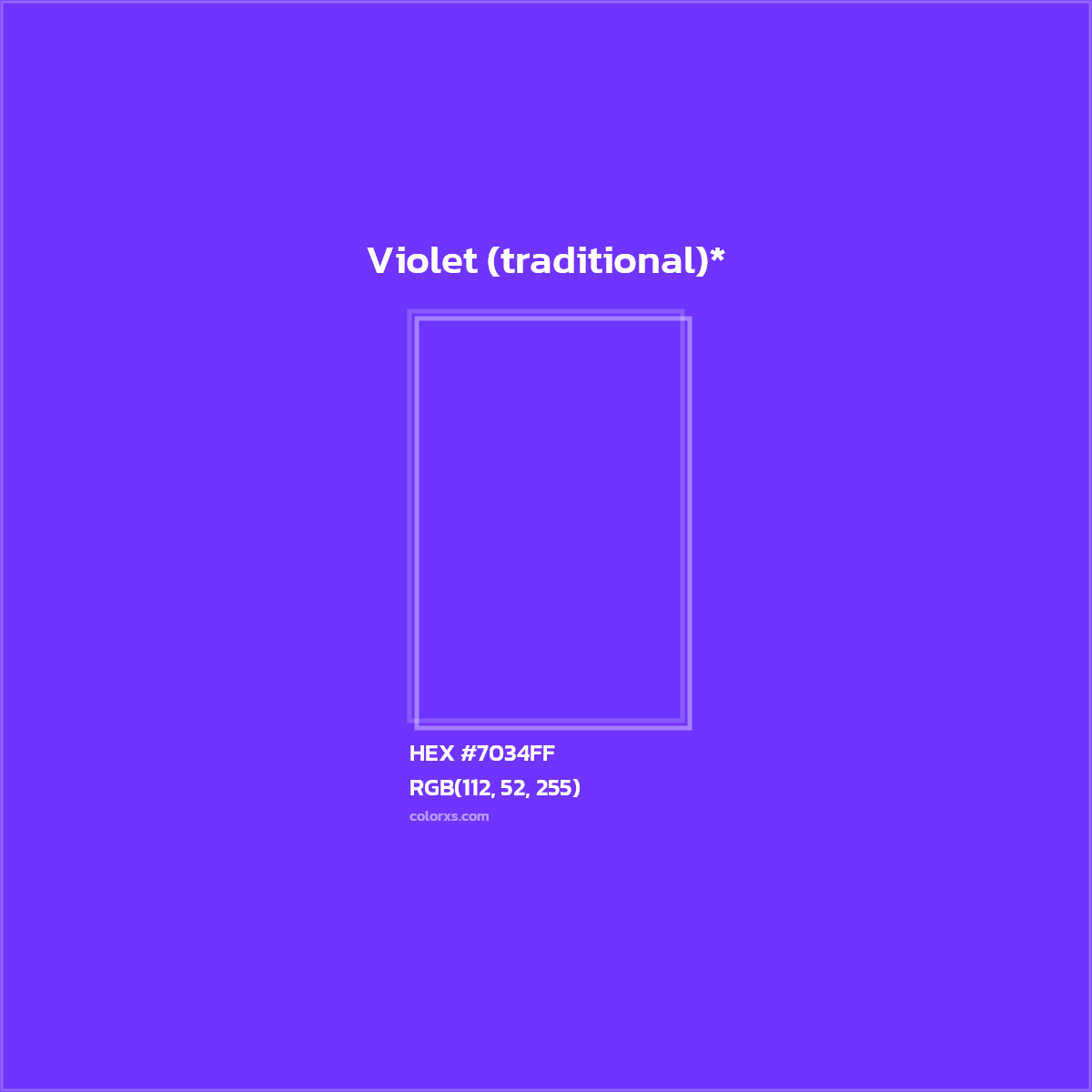 HEX #7034FF Color Name, Color Code, Palettes, Similar Paints, Images