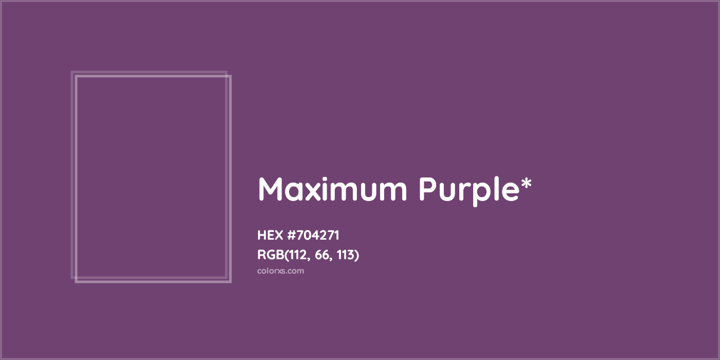 HEX #704271 Color Name, Color Code, Palettes, Similar Paints, Images