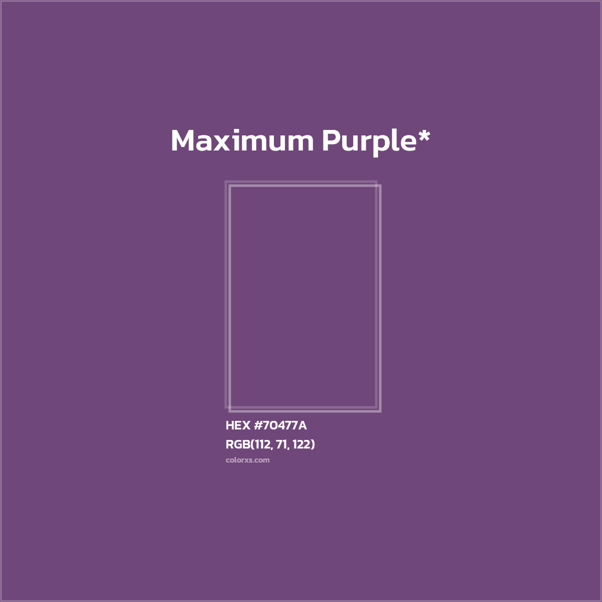 HEX #70477A Color Name, Color Code, Palettes, Similar Paints, Images