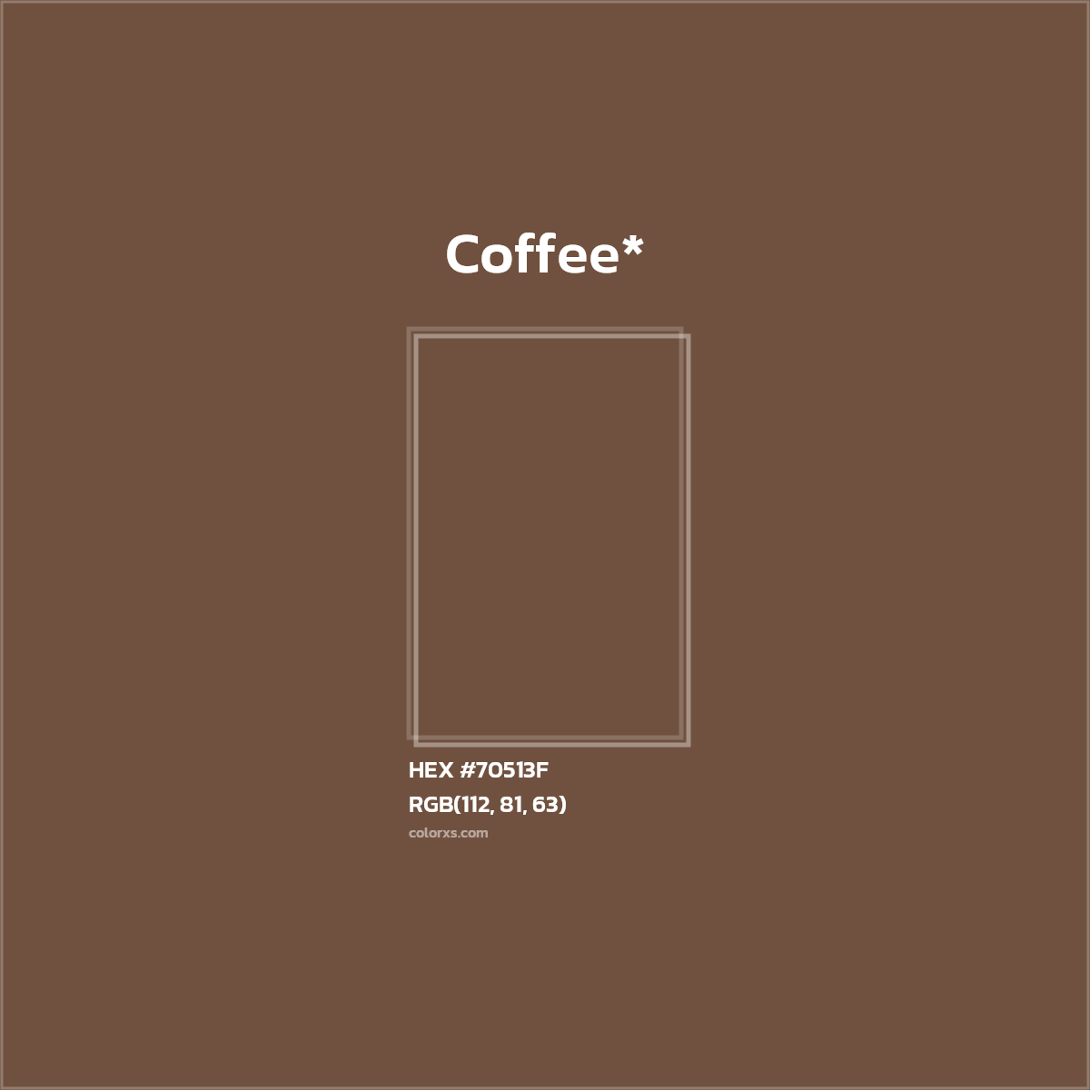 HEX #70513F Color Name, Color Code, Palettes, Similar Paints, Images