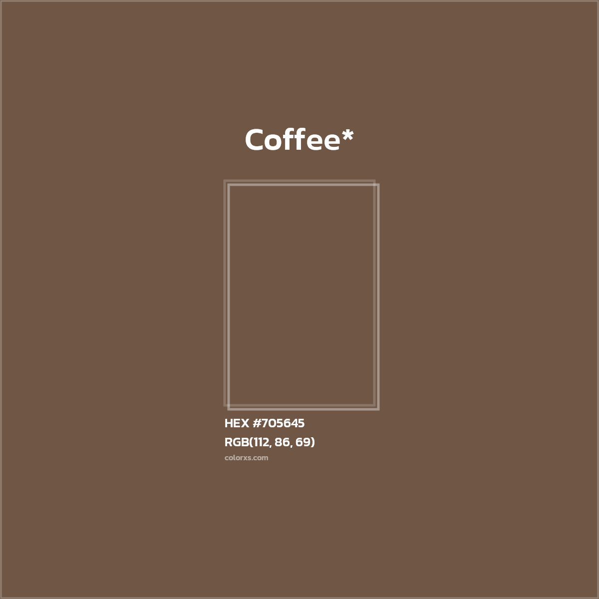 HEX #705645 Color Name, Color Code, Palettes, Similar Paints, Images