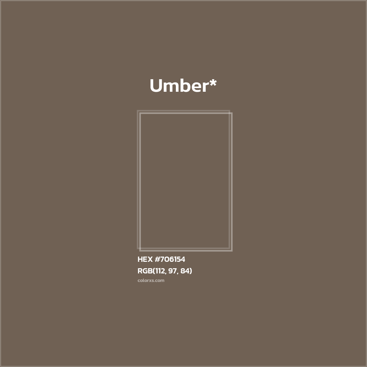 HEX #706154 Color Name, Color Code, Palettes, Similar Paints, Images