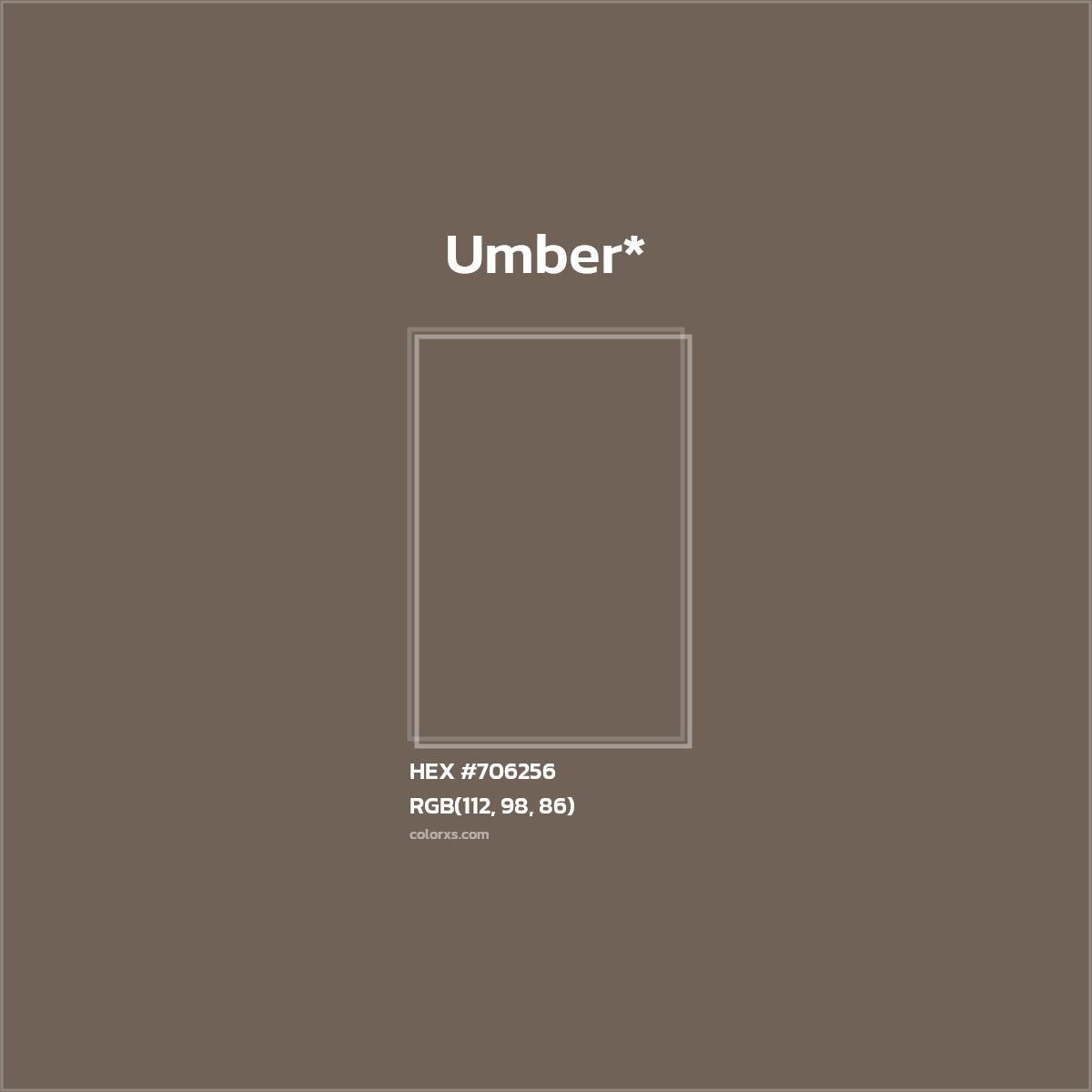 HEX #706256 Color Name, Color Code, Palettes, Similar Paints, Images