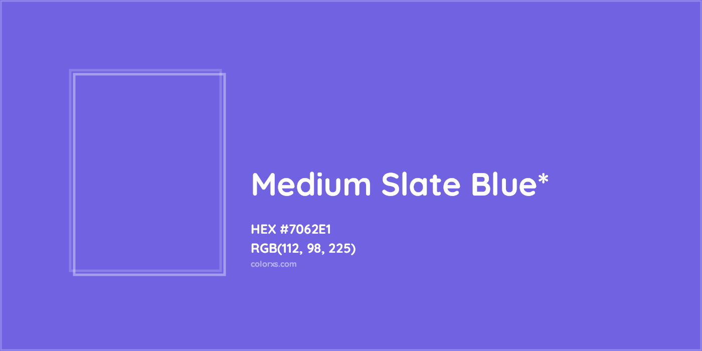 HEX #7062E1 Color Name, Color Code, Palettes, Similar Paints, Images