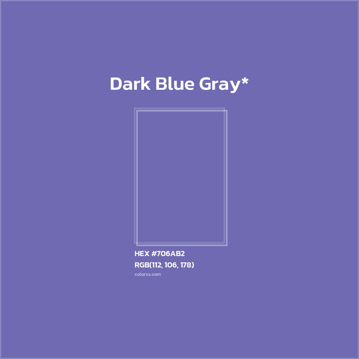 HEX #706AB2 Color Name, Color Code, Palettes, Similar Paints, Images