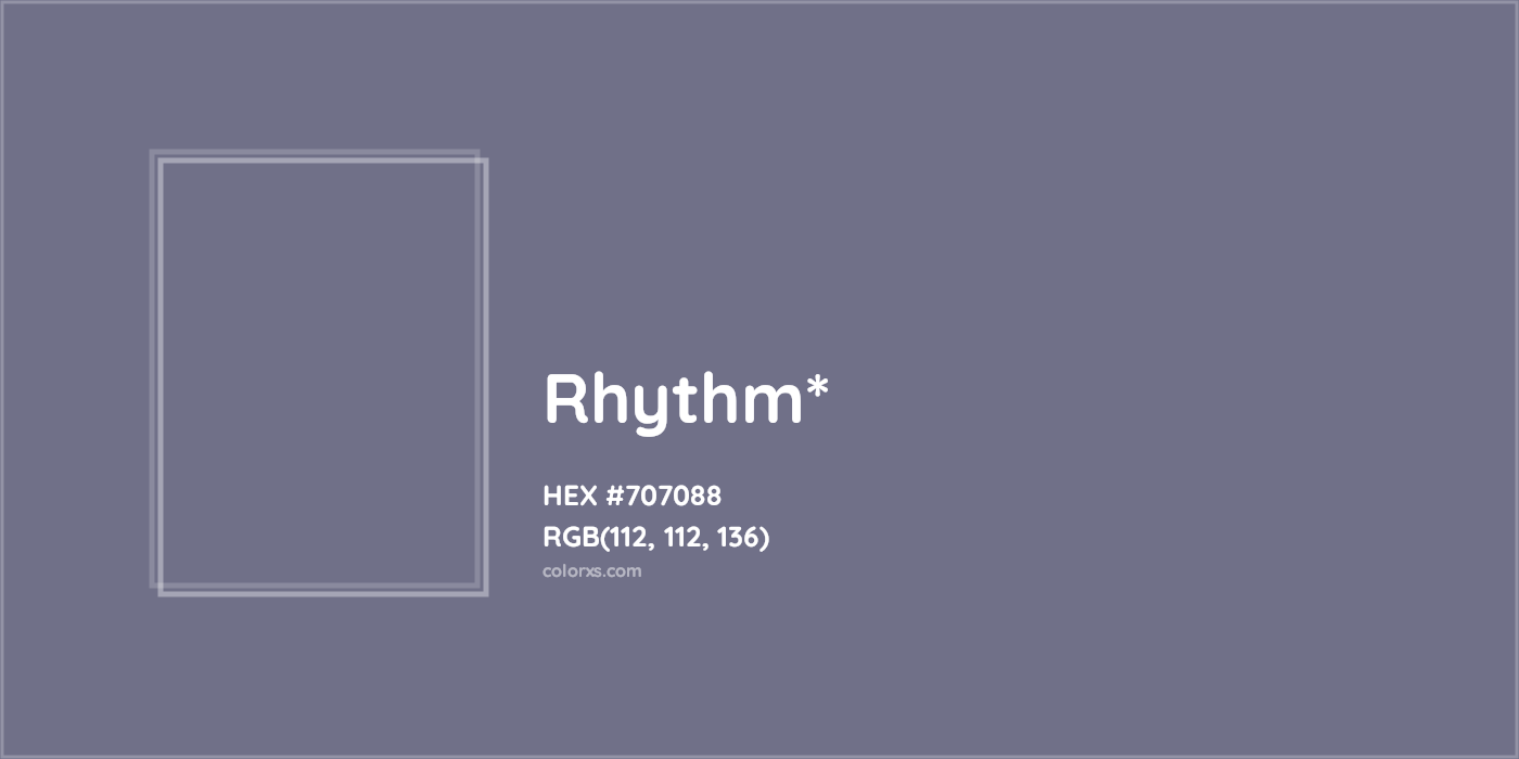 HEX #707088 Color Name, Color Code, Palettes, Similar Paints, Images