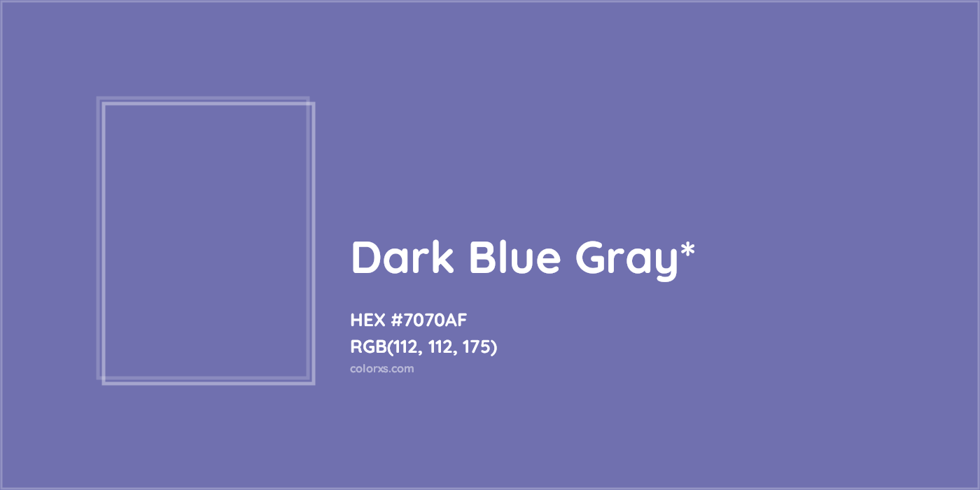 HEX #7070AF Color Name, Color Code, Palettes, Similar Paints, Images