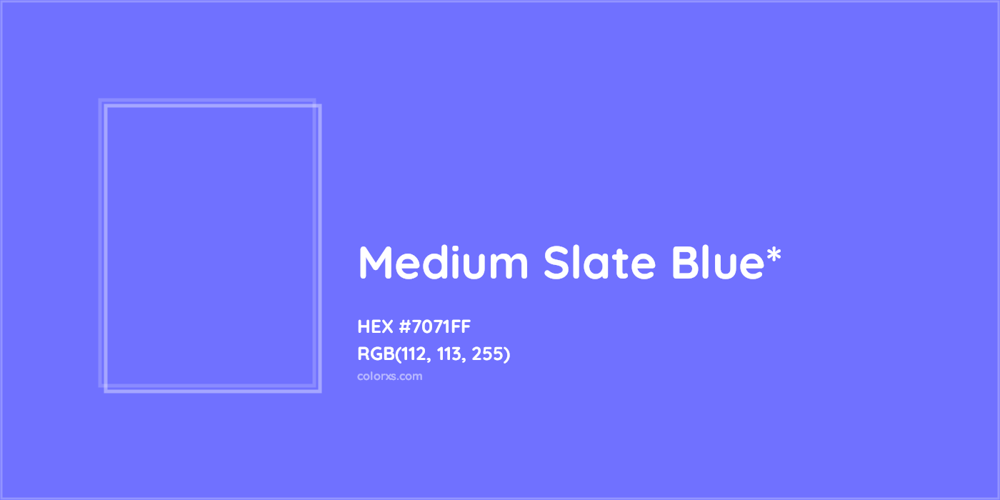 HEX #7071FF Color Name, Color Code, Palettes, Similar Paints, Images