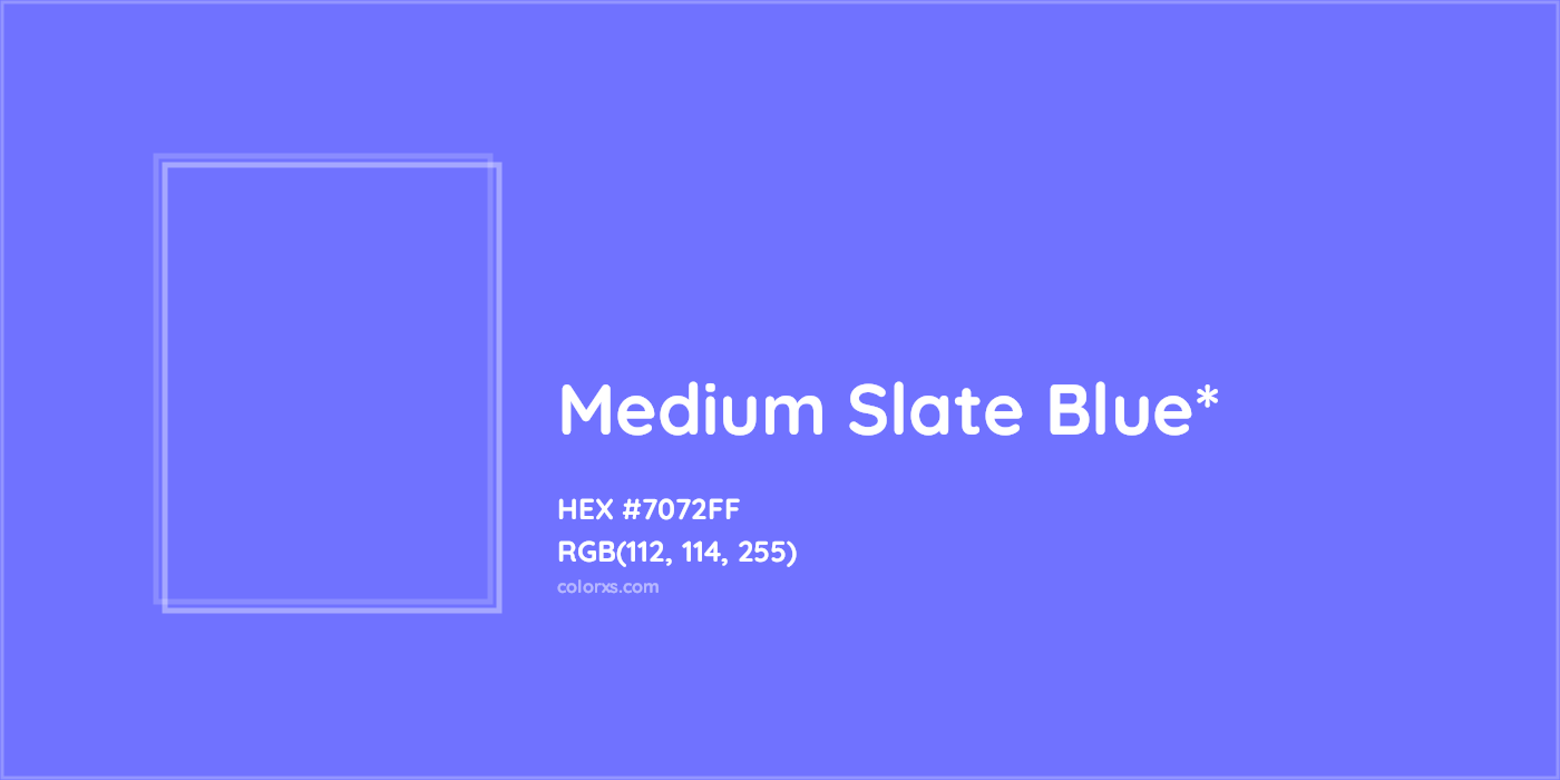 HEX #7072FF Color Name, Color Code, Palettes, Similar Paints, Images