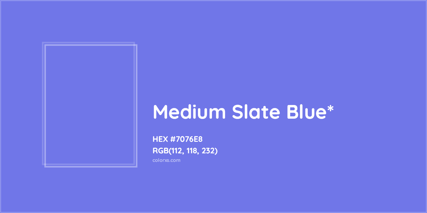 HEX #7076E8 Color Name, Color Code, Palettes, Similar Paints, Images