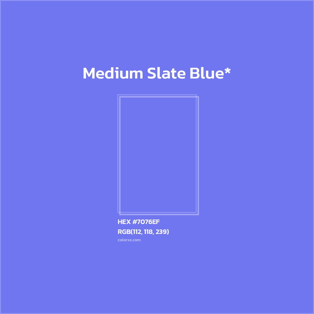 HEX #7076EF Color Name, Color Code, Palettes, Similar Paints, Images