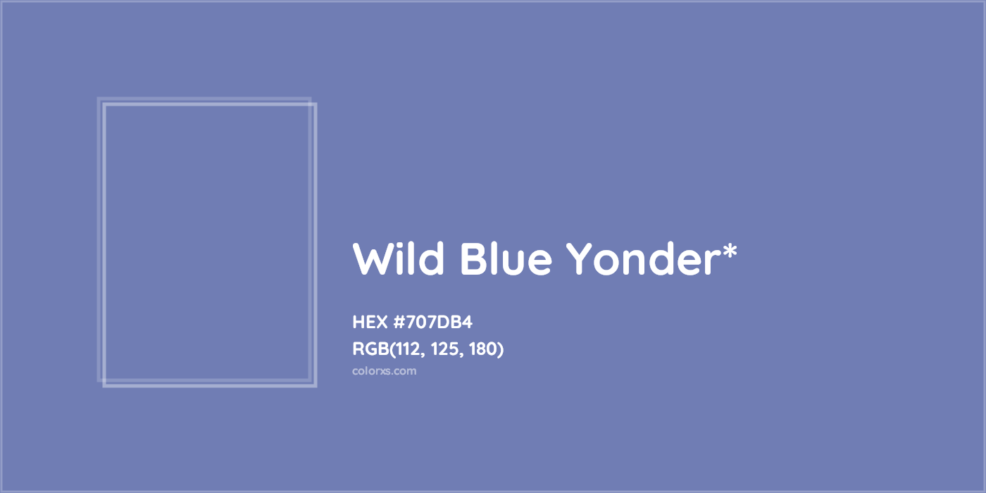 HEX #707DB4 Color Name, Color Code, Palettes, Similar Paints, Images