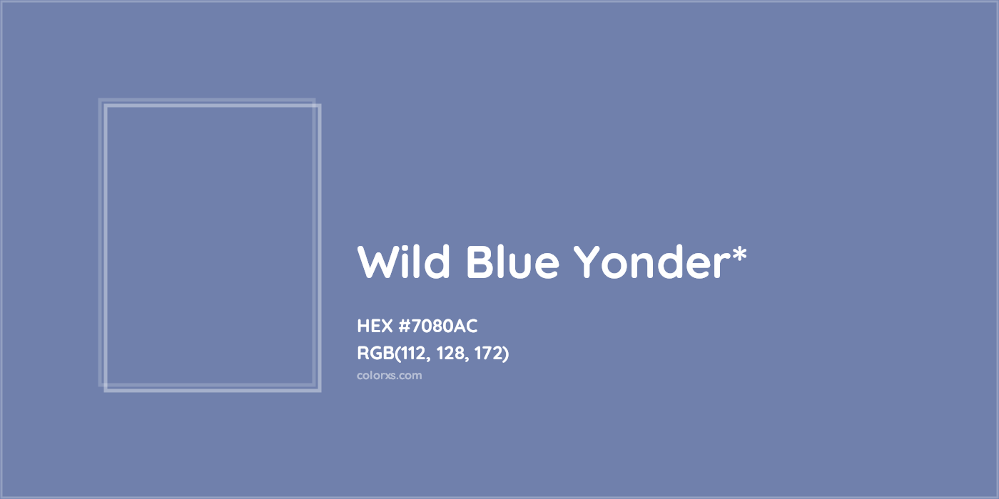 HEX #7080AC Color Name, Color Code, Palettes, Similar Paints, Images