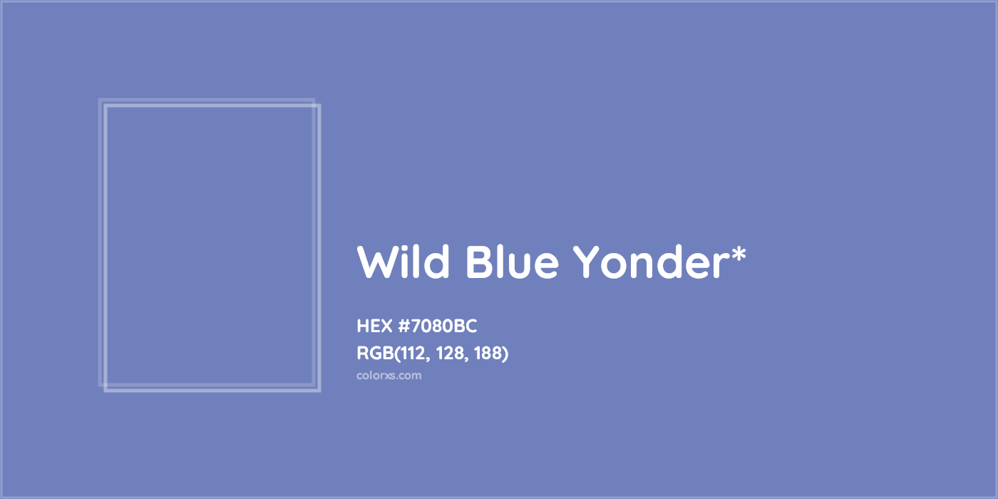 HEX #7080BC Color Name, Color Code, Palettes, Similar Paints, Images