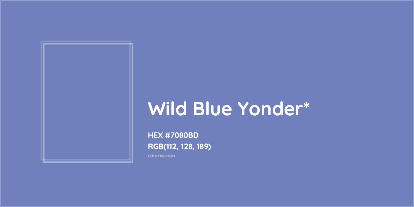 HEX #7080BD Color Name, Color Code, Palettes, Similar Paints, Images