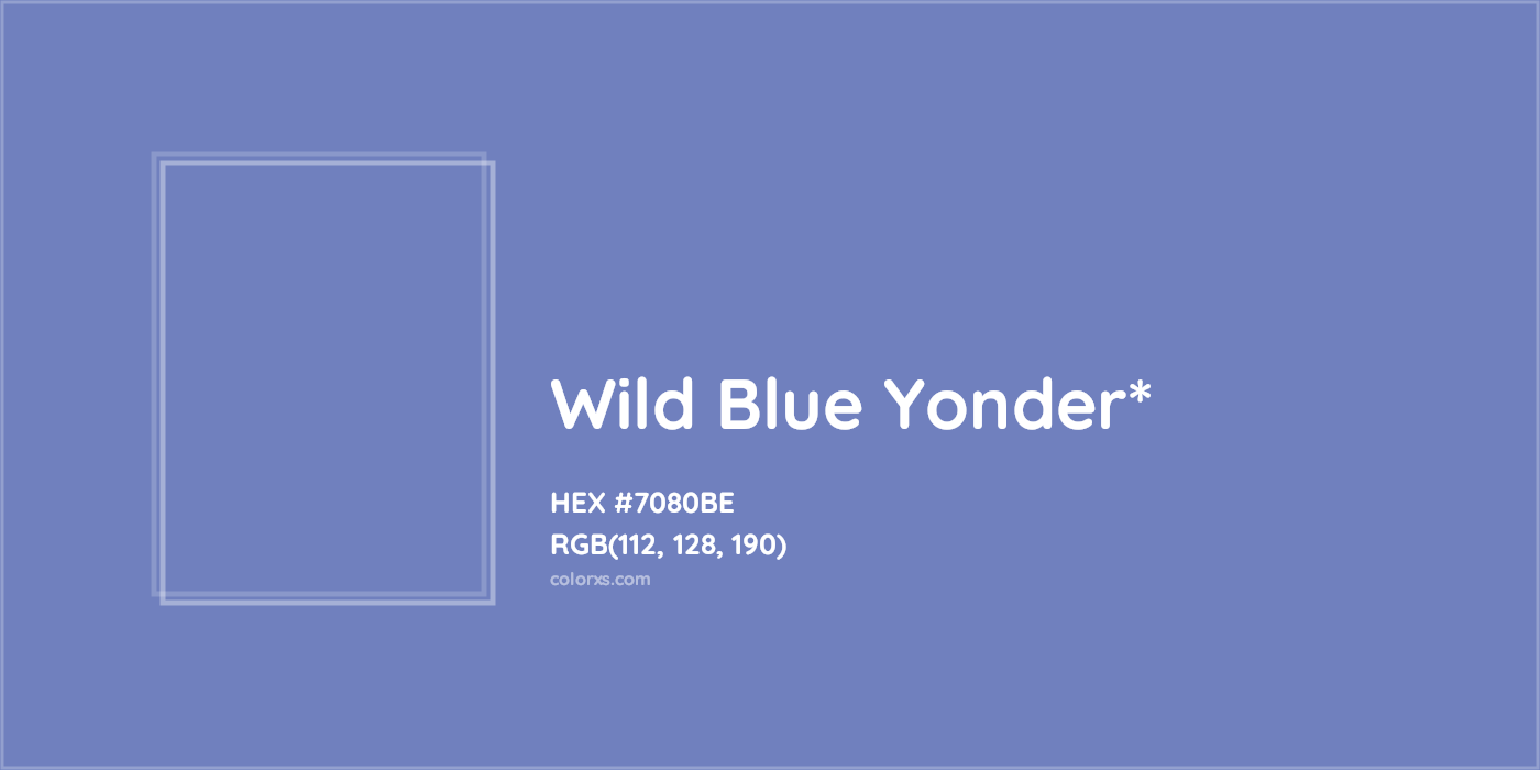 HEX #7080BE Color Name, Color Code, Palettes, Similar Paints, Images