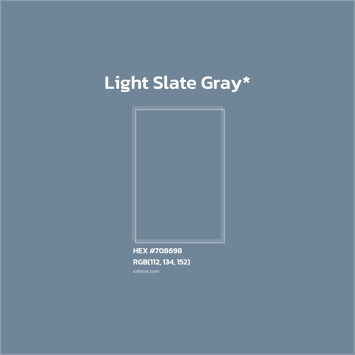 HEX #708698 Color Name, Color Code, Palettes, Similar Paints, Images