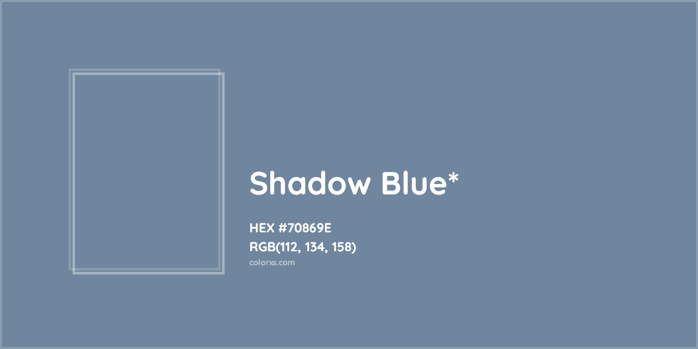 HEX #70869E Color Name, Color Code, Palettes, Similar Paints, Images