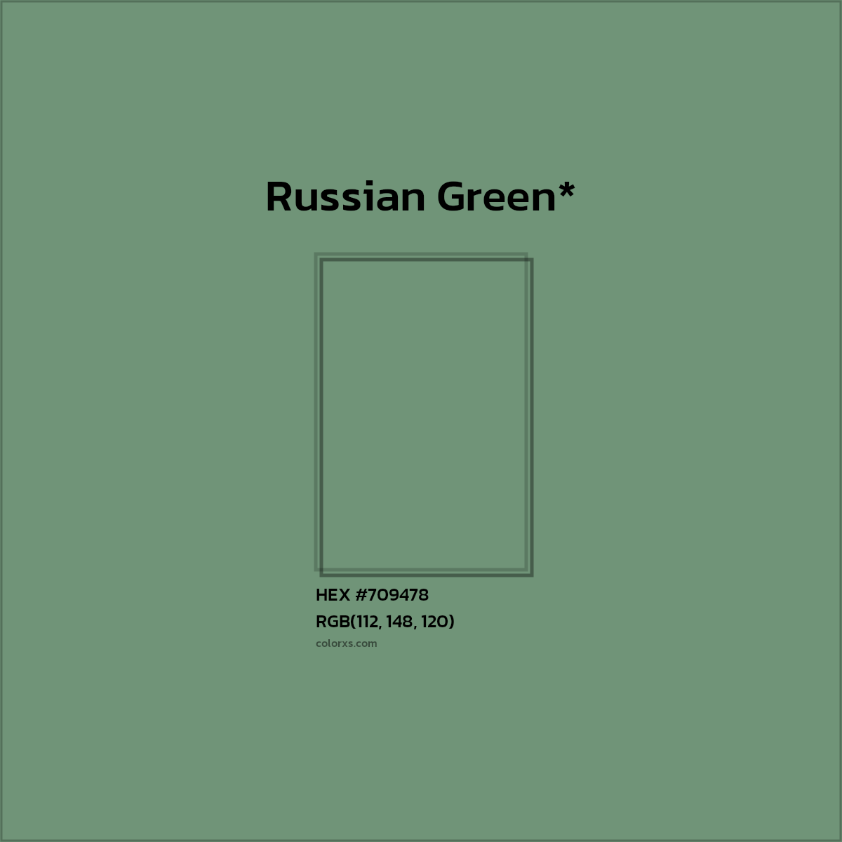 HEX #709478 Color Name, Color Code, Palettes, Similar Paints, Images