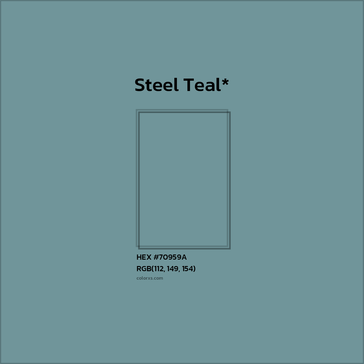 HEX #70959A Color Name, Color Code, Palettes, Similar Paints, Images