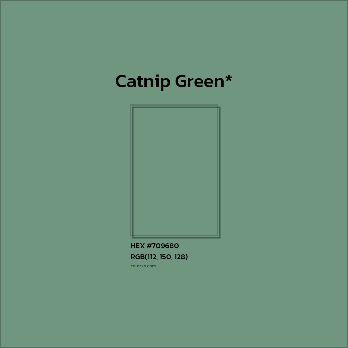 HEX #709680 Color Name, Color Code, Palettes, Similar Paints, Images
