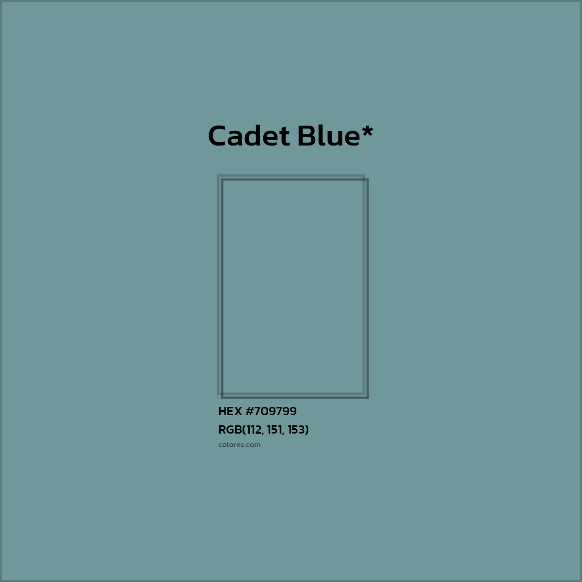 HEX #709799 Color Name, Color Code, Palettes, Similar Paints, Images