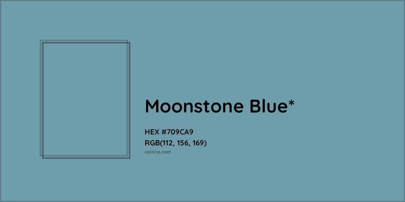 HEX #709CA9 Color Name, Color Code, Palettes, Similar Paints, Images