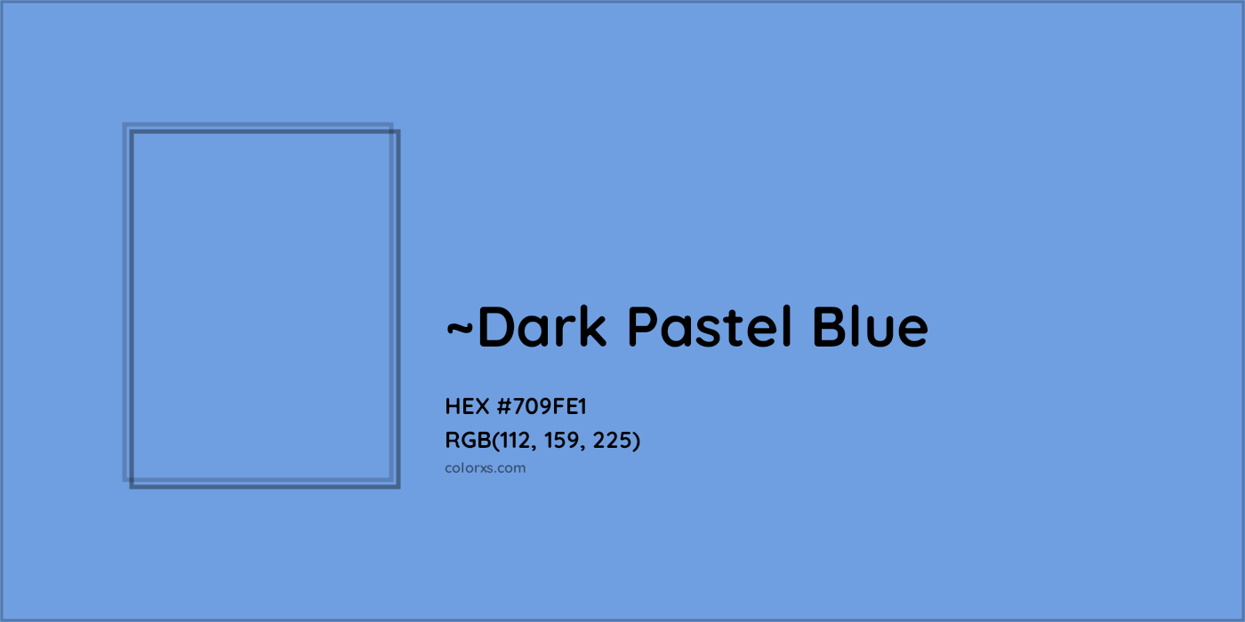 HEX #709FE1 Color Name, Color Code, Palettes, Similar Paints, Images