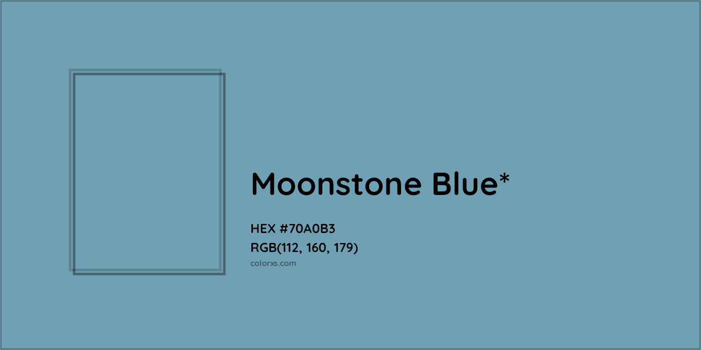 HEX #70A0B3 Color Name, Color Code, Palettes, Similar Paints, Images