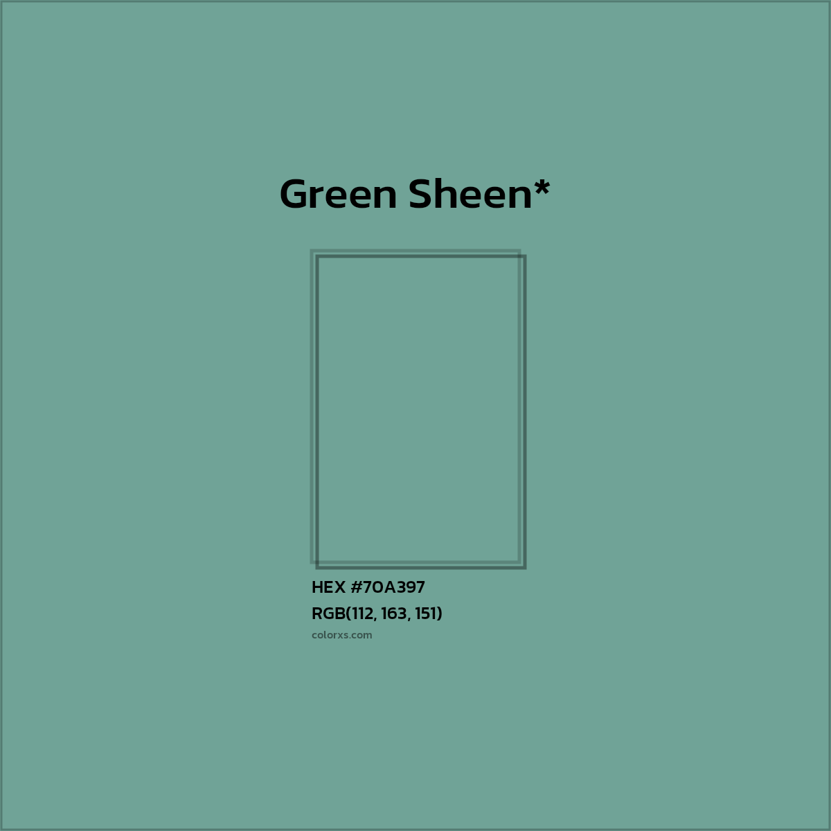 HEX #70A397 Color Name, Color Code, Palettes, Similar Paints, Images