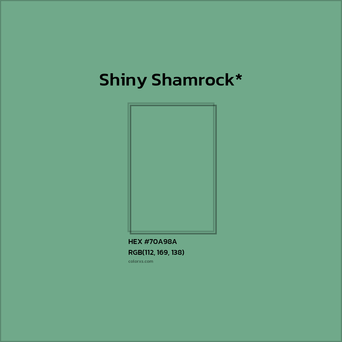 HEX #70A98A Color Name, Color Code, Palettes, Similar Paints, Images