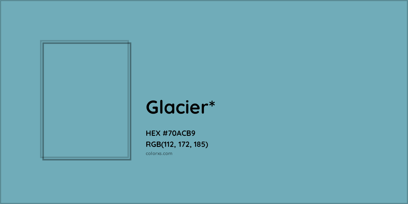 HEX #70ACB9 Color Name, Color Code, Palettes, Similar Paints, Images