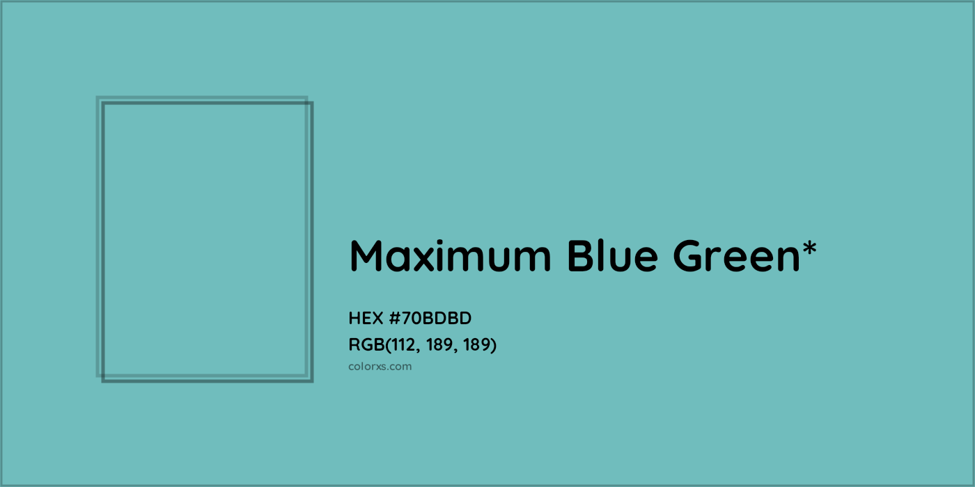 HEX #70BDBD Color Name, Color Code, Palettes, Similar Paints, Images